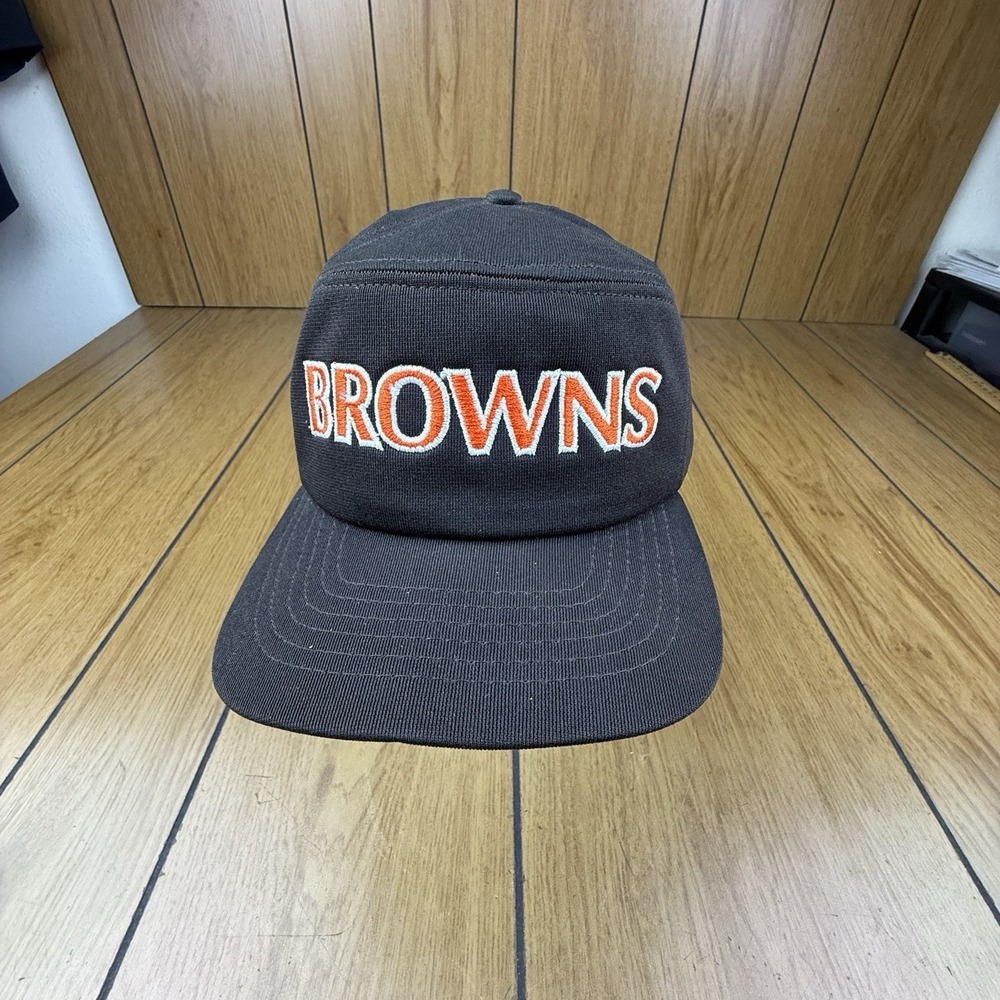 VTG  Cleveland‎ Browns New Era Pro Design Snap back Baseball Cap Made in USA